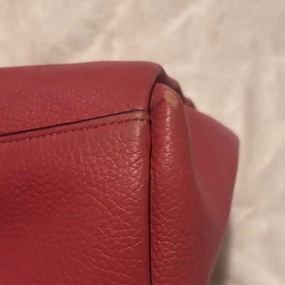 COACH 28966 Vintage Pink Pebbled Leather MIA Shoulder Satchel Hand Hobo Purse - Picture 5 of 13